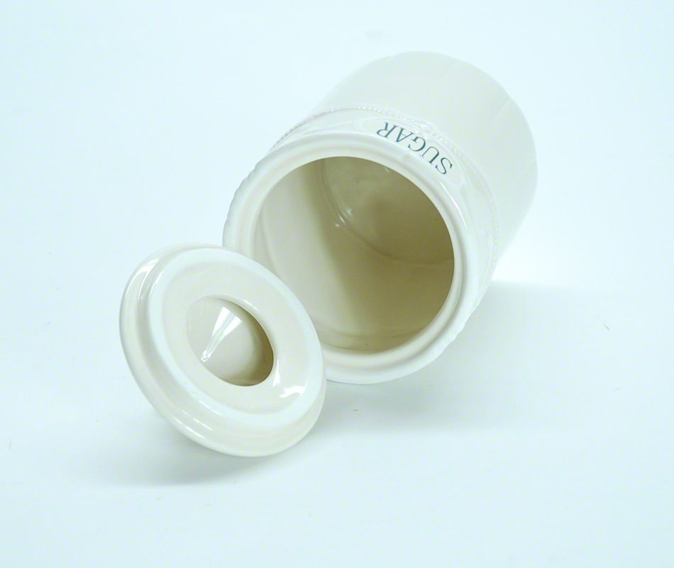 Zuckerdose Keramik Creme