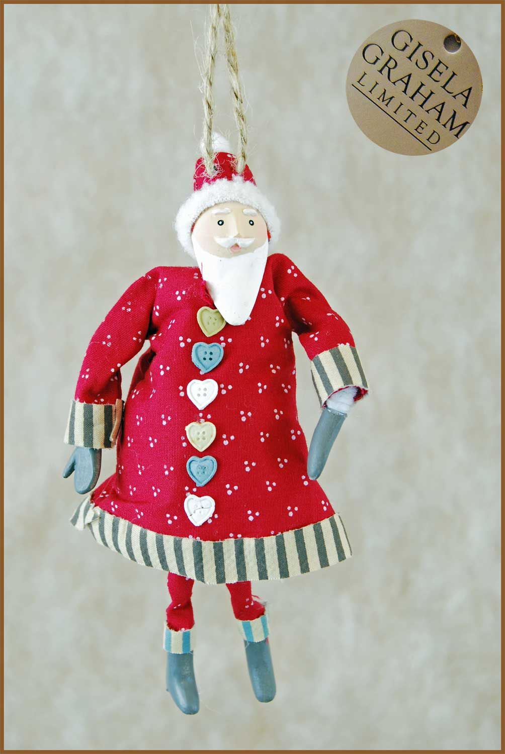 Folk Art Santa Weihnachtsmann