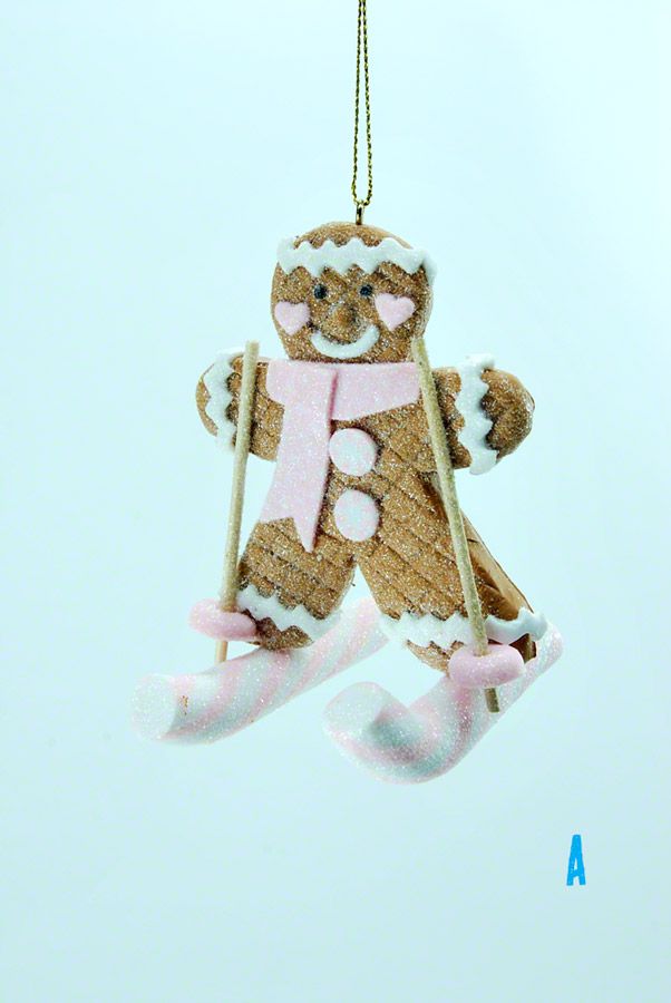 Gingerbrad Ski Lebkuchenmann