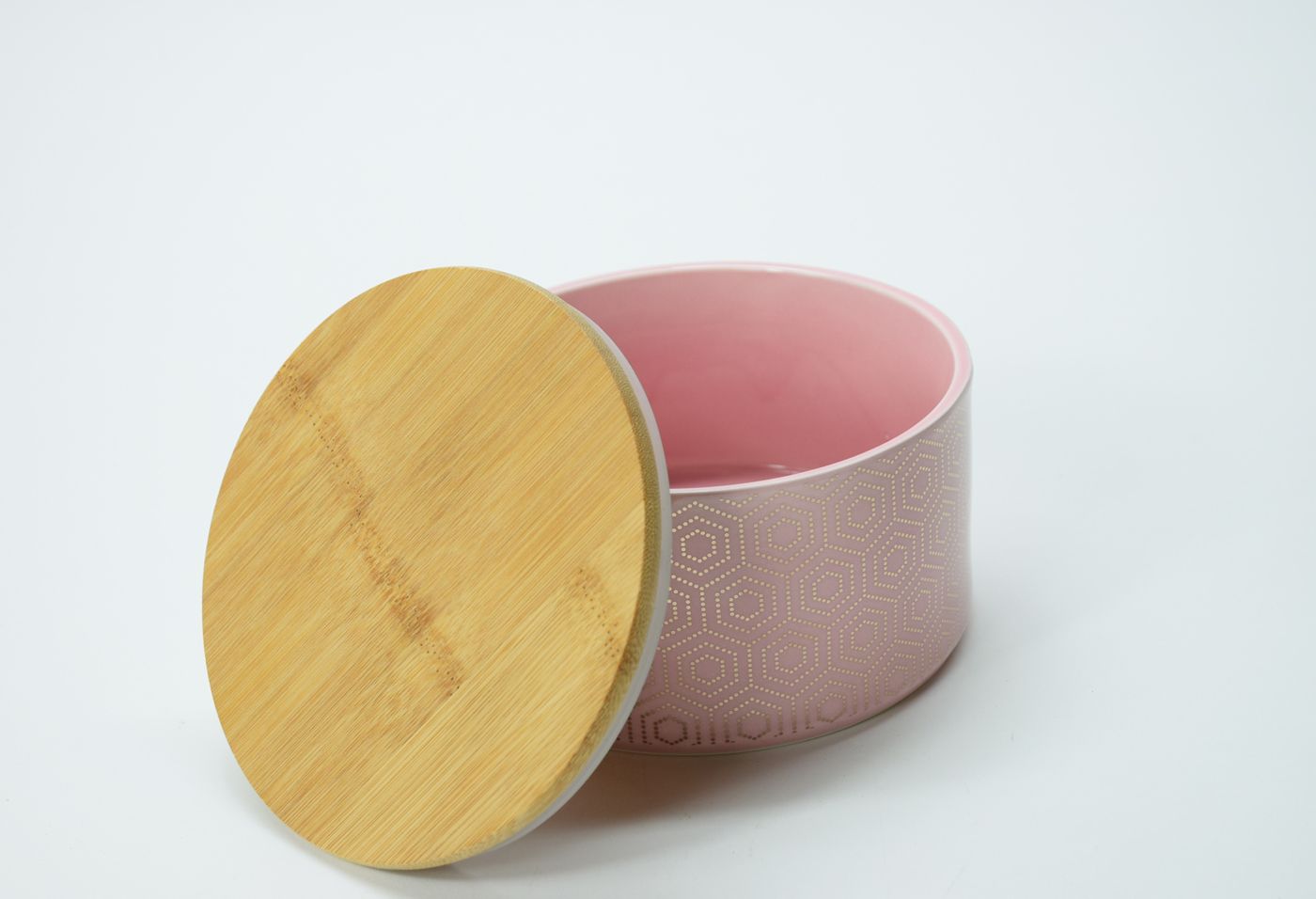 Vorratsdose rosa 16 cm Landhausstil