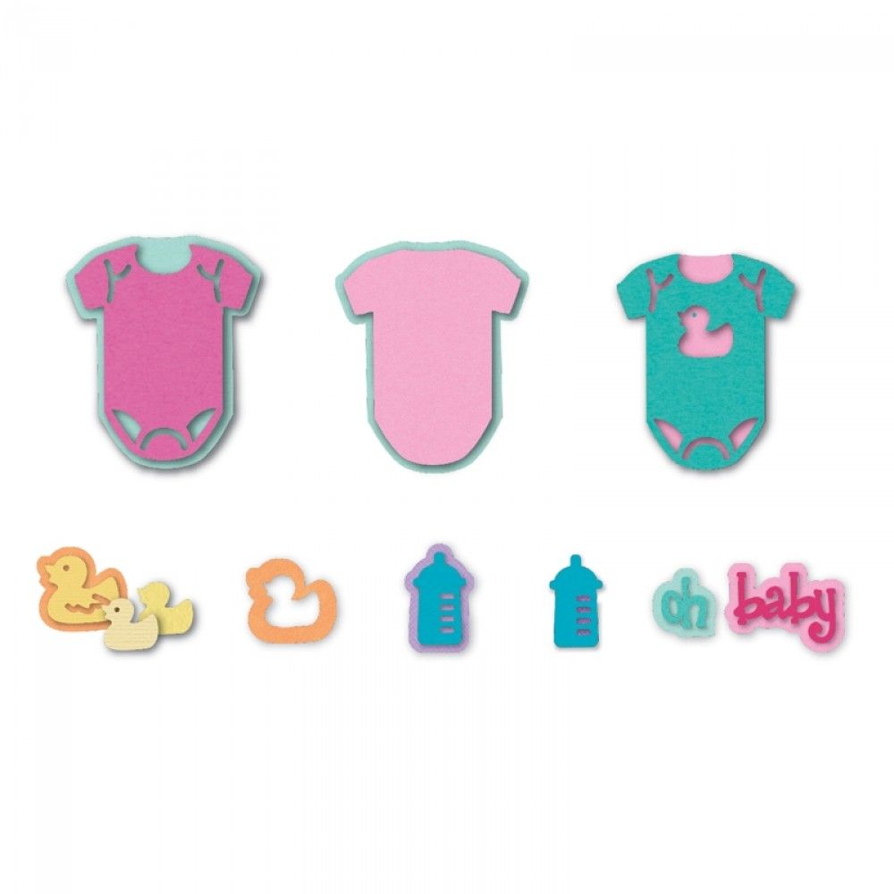 Sizzix Triplits Oh Baby by Stephanie Barnard