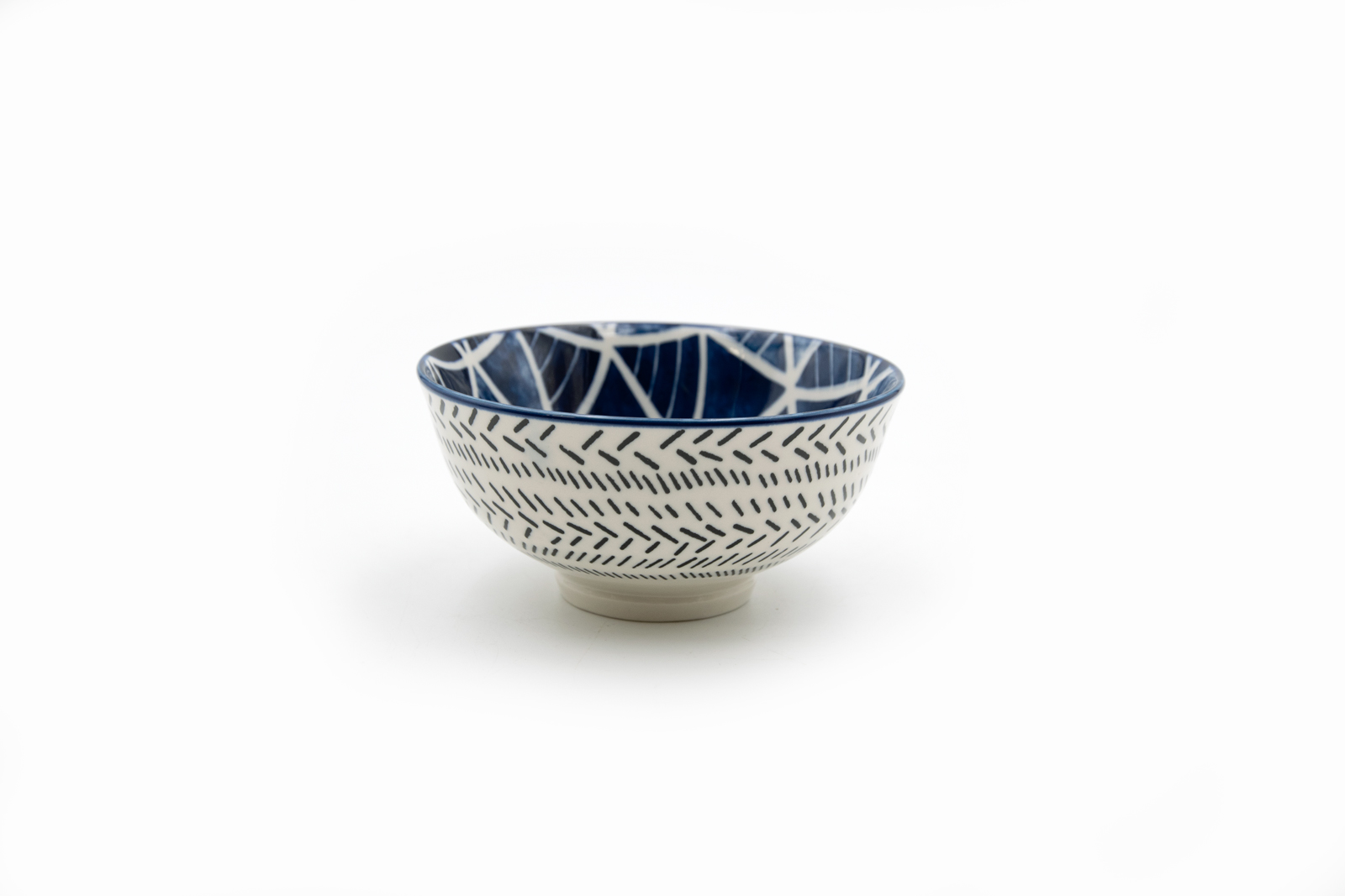 Schale Dipschale Keramik blau Landhausstil
