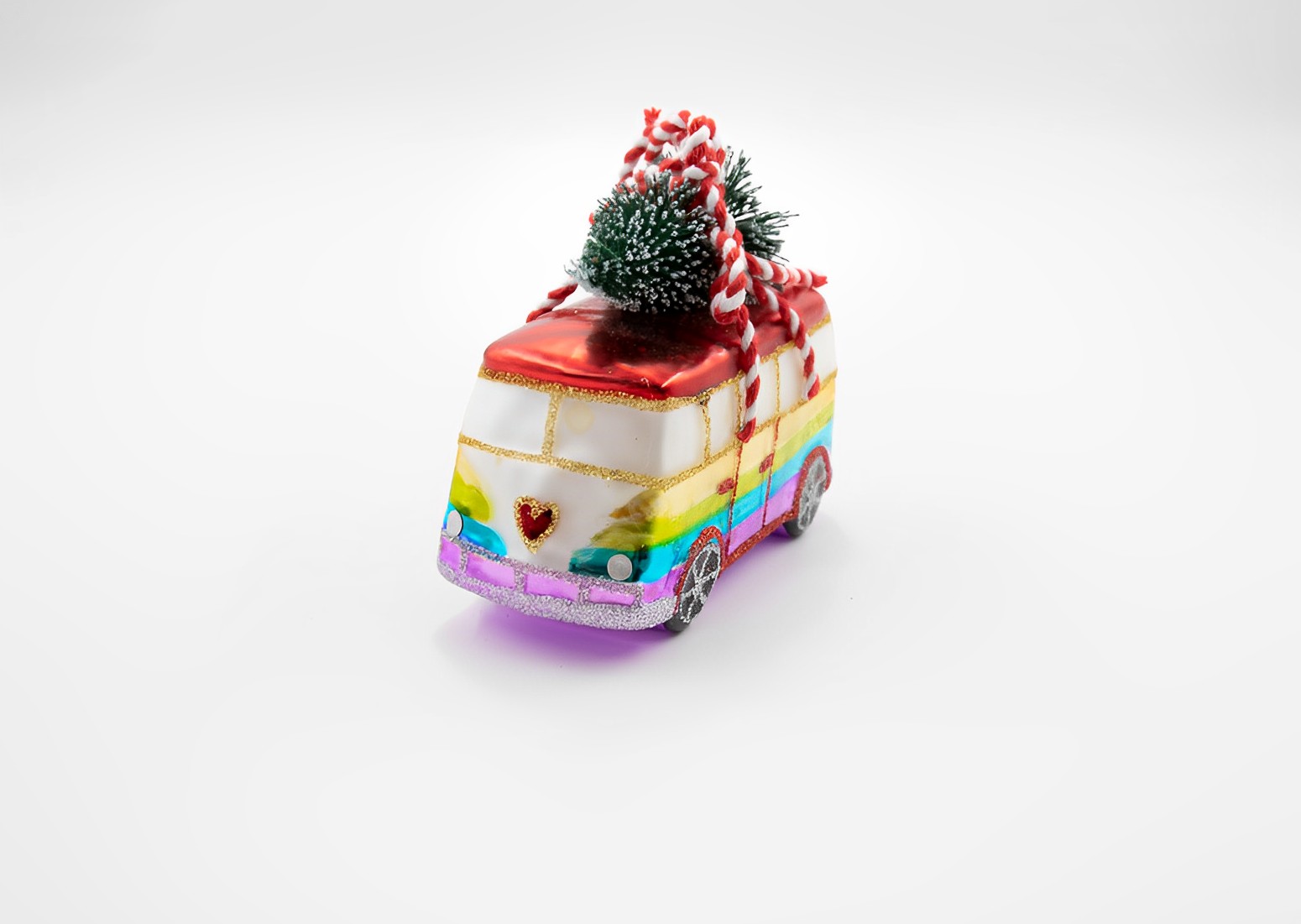 Sass & Belle Rainbow Camper Weihnachtsschmuck   