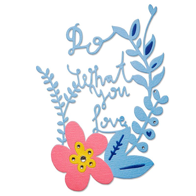 Sizzix Stanze Thinlits Do What You Love