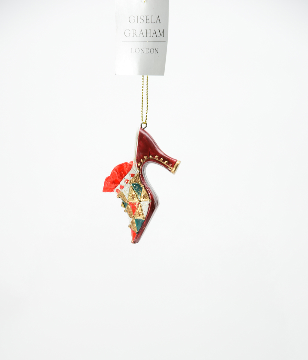 Gisela Graham Venezia Schuh Weihnachtsschmuck