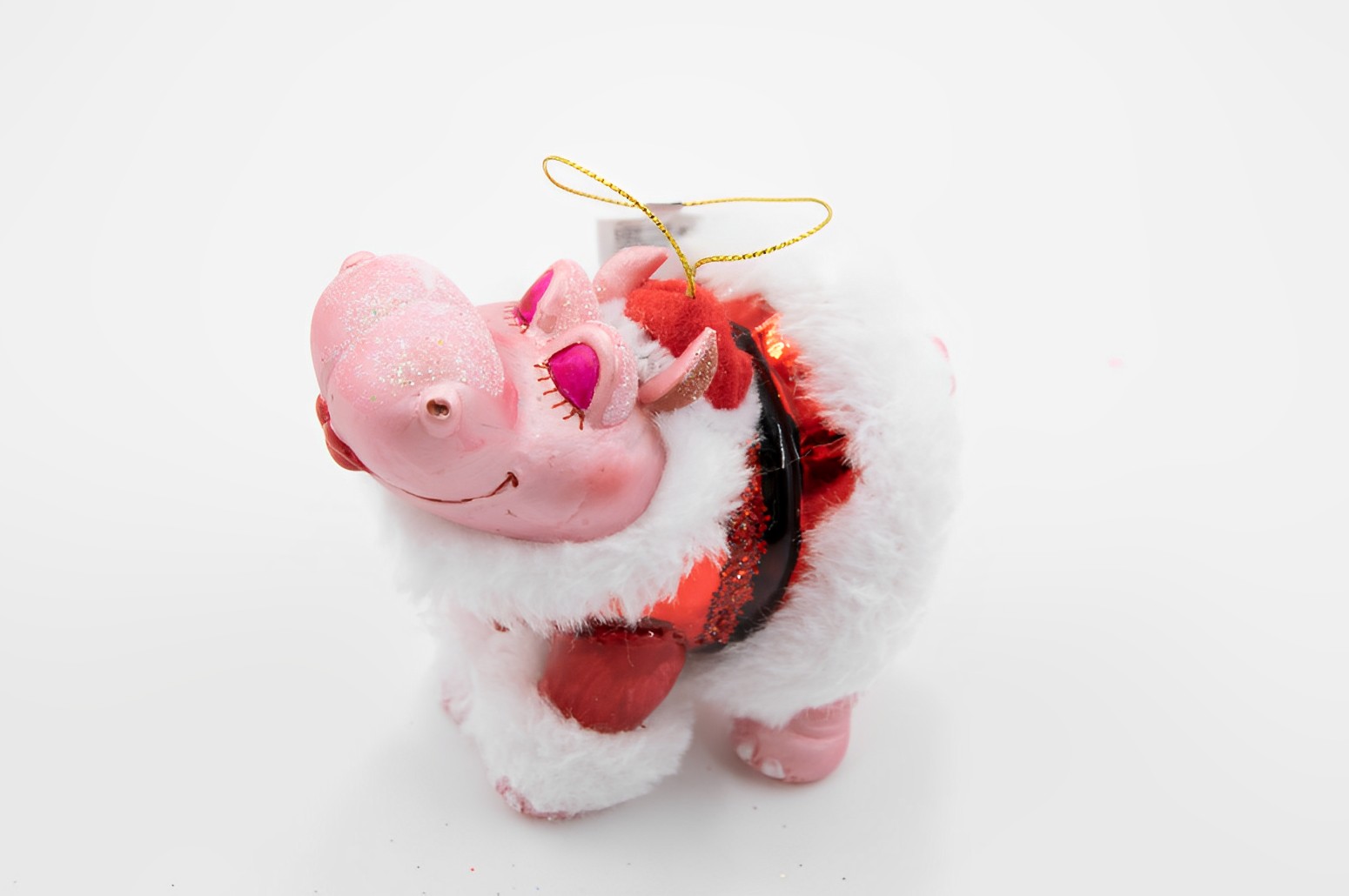 Weihnachtsschmuck Hänger Weihnachts-Nilpferd 