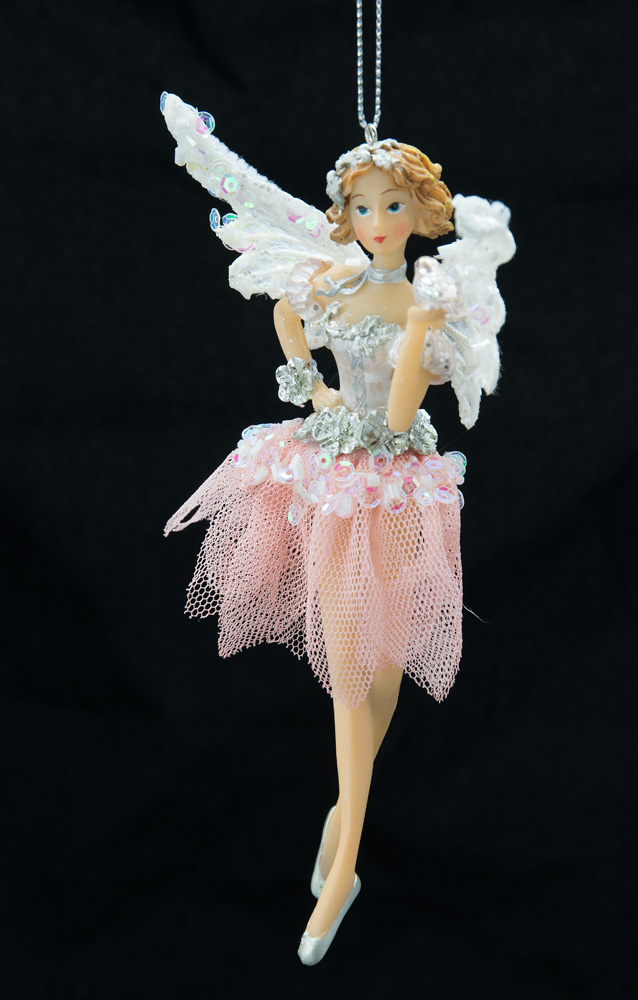 Ballerina mit Vogel Schmetterling