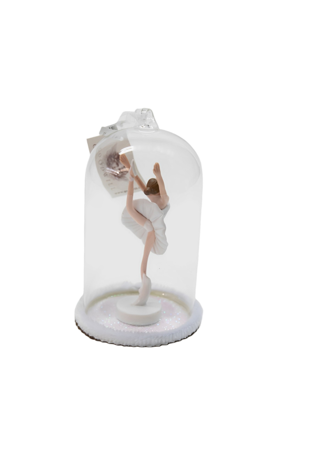 Good Will Ballerina in Glaskuppel Christbaumschmuck  
