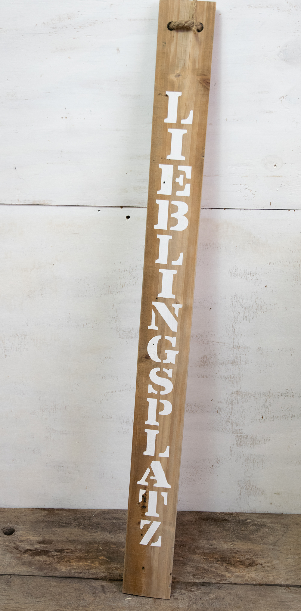 Türschild Lieblingsplatz Holz Maritim  Landhausstil
