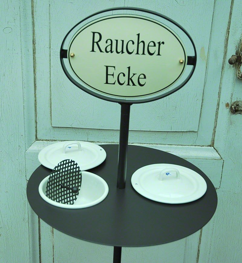 Raucherecke Nostalgisch Aschenbecher
