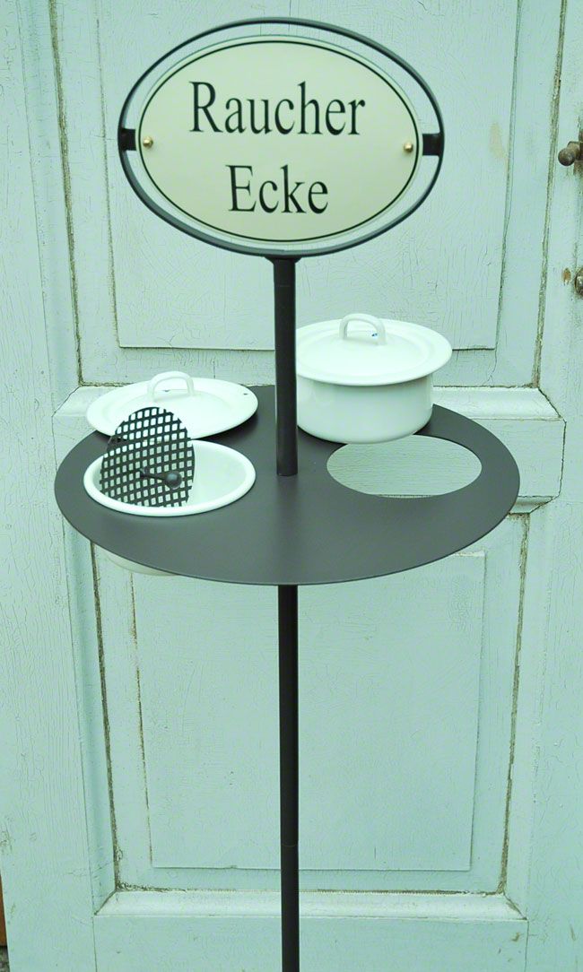 Raucherecke Nostalgisch Aschenbecher
