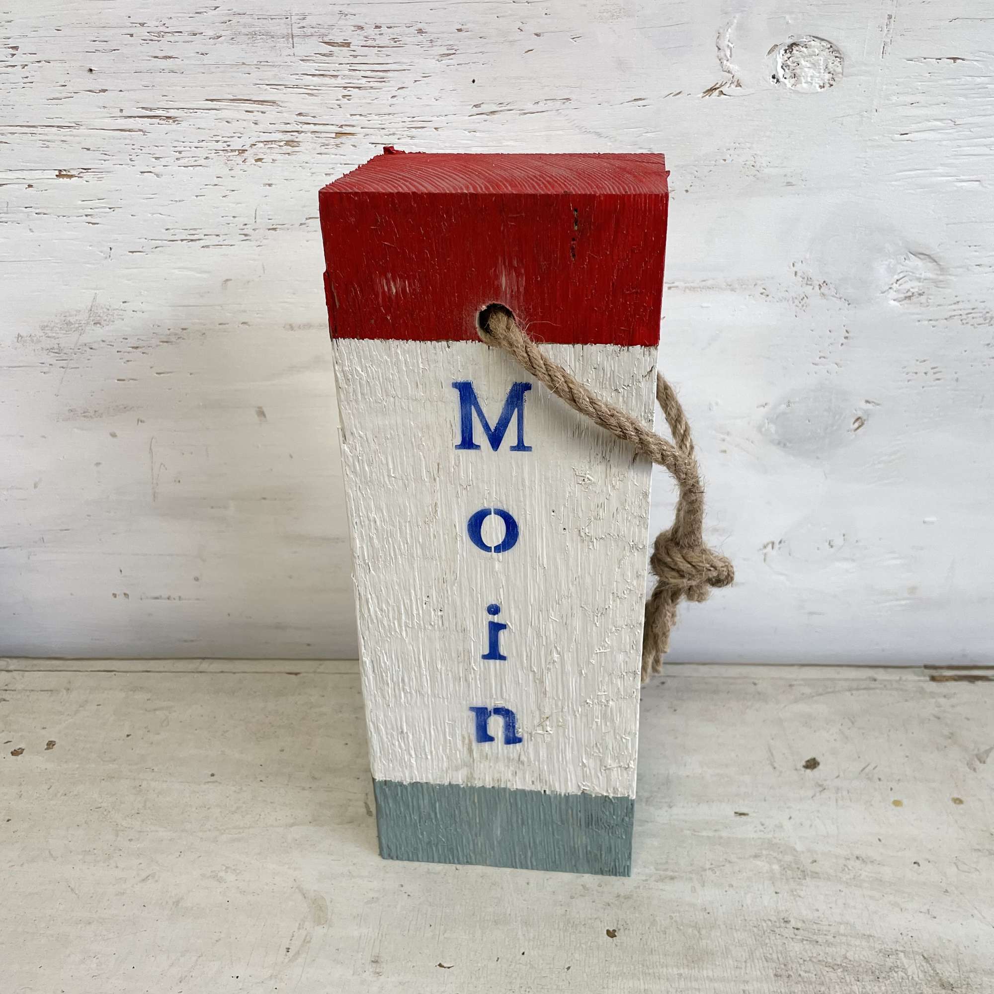Türstopper Hummerboje Boje Holz eckig Moin Maritim