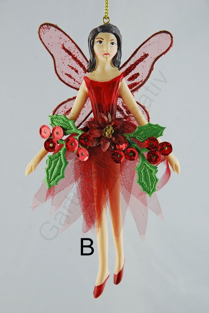 Gisela Graham Engel / Elfe Poinsettia