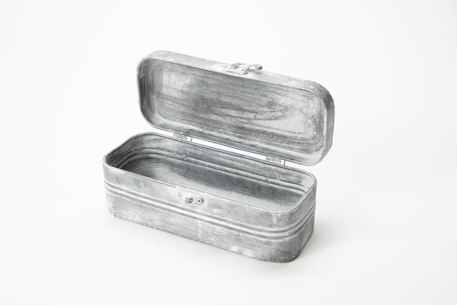 Dose Utensilienbox aus Blech Landhausstil