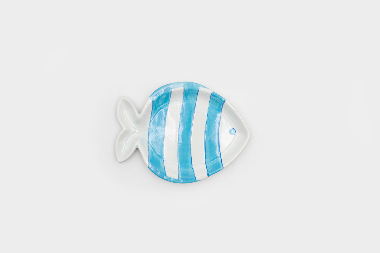 Schale Dipschale Fisch Keramik Landhausstil