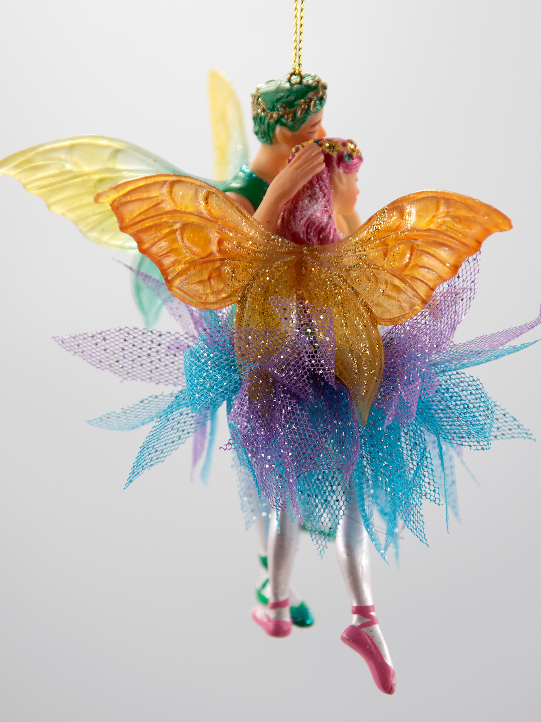 Tanzendes Paar Ballerina Tänzer Christbaumschmuck  