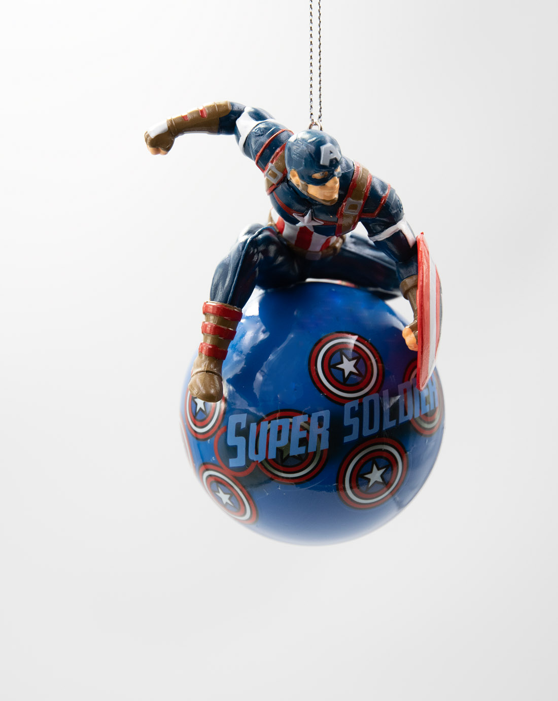 Kurt S. Adler Captain America Marvel Kugel Chistbaumschmuck 