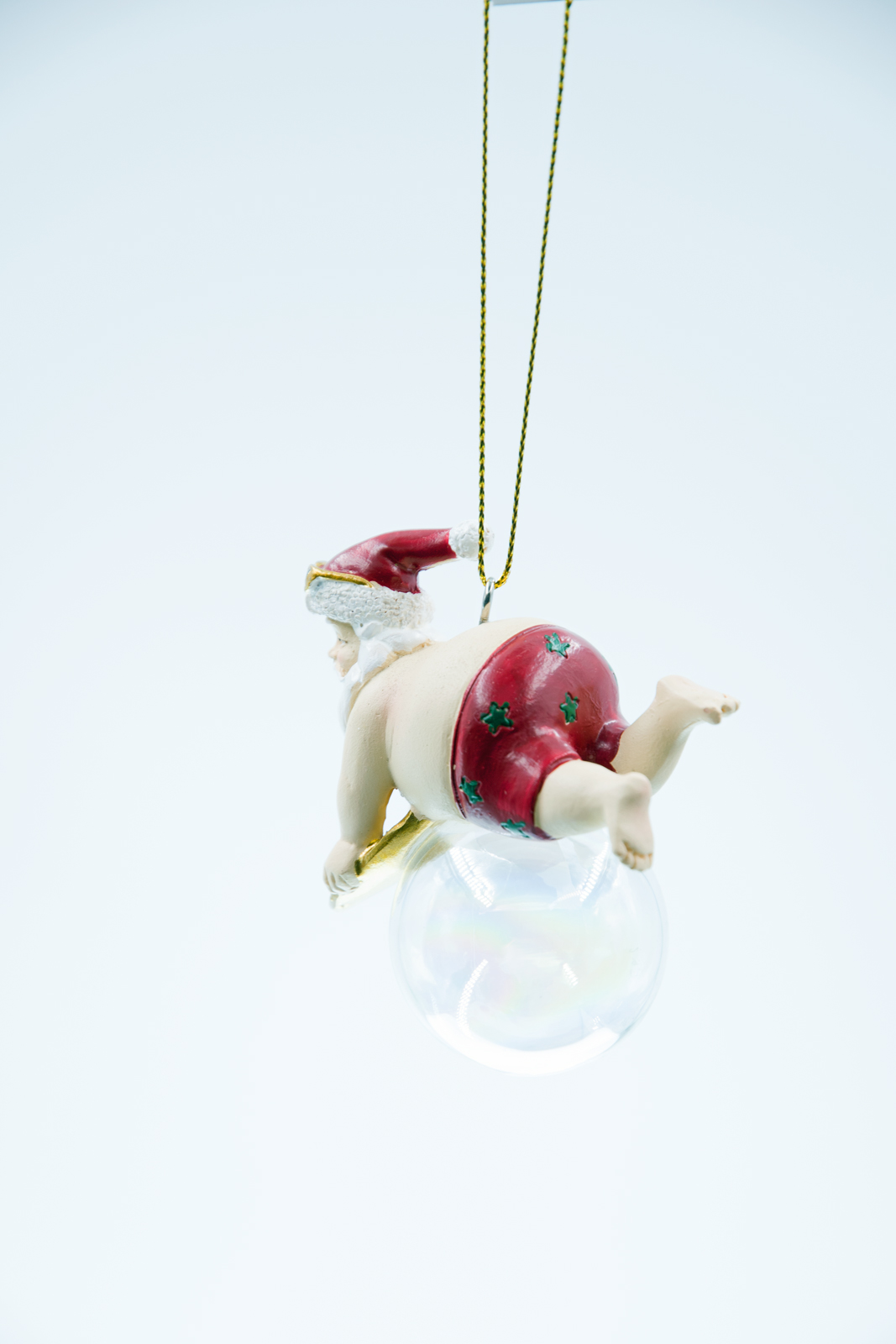 Goodwill Santa Bubble Christbaumschmuck