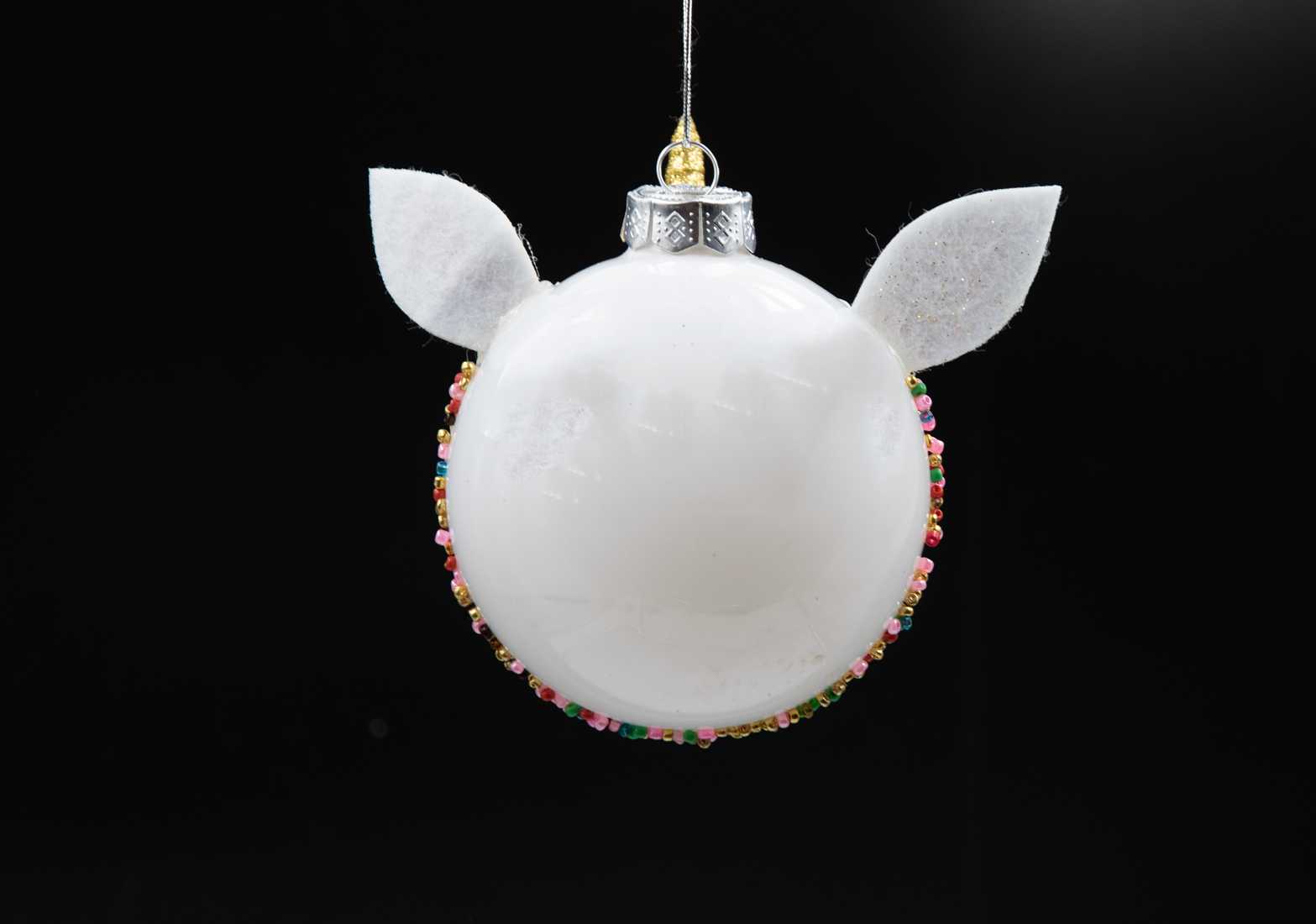 Weihnachtsschmuck Glaskugel Einhorn Unicorn