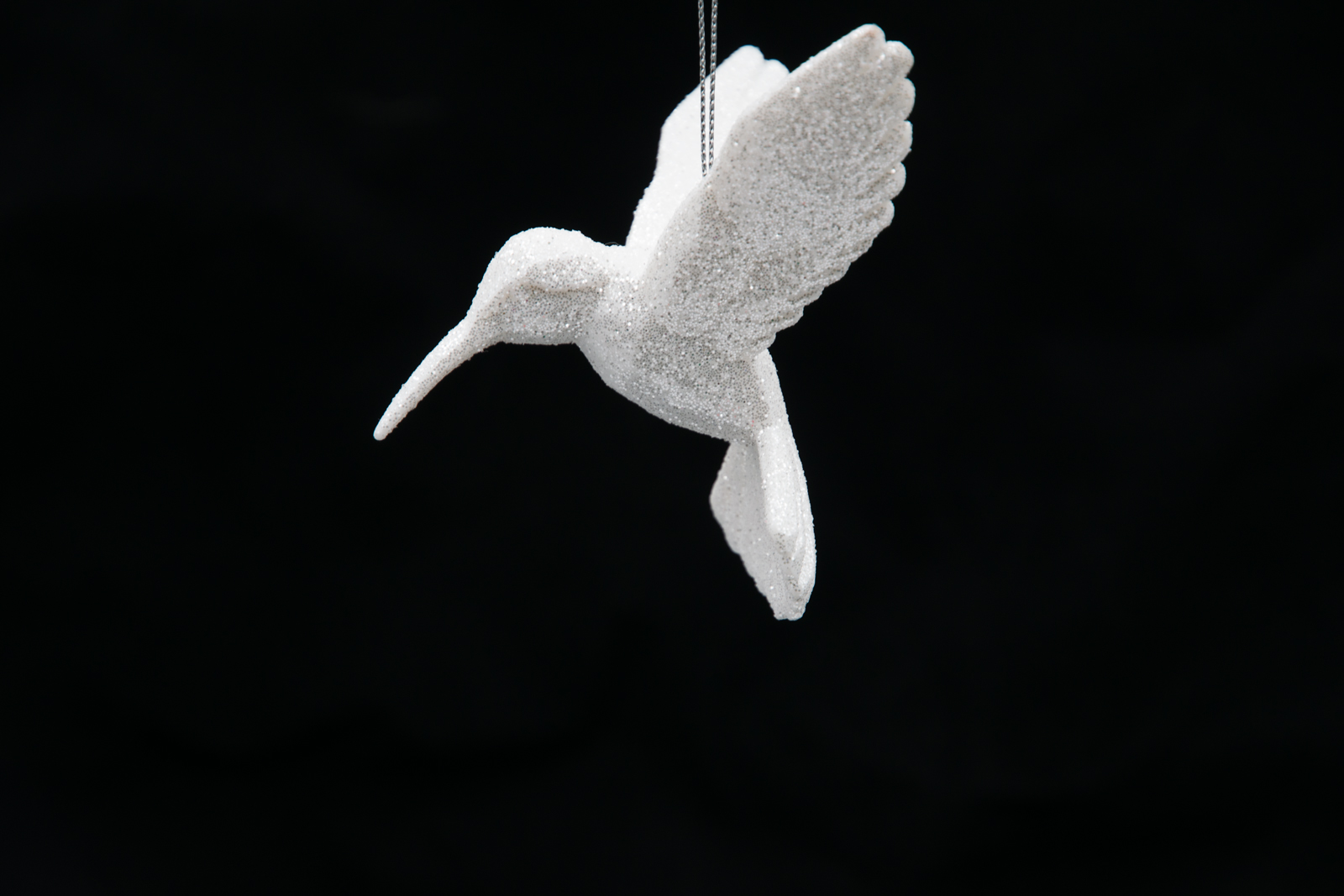 Kurt S. Adler Vogel Kolibri weiß Weihnachtsschmuck