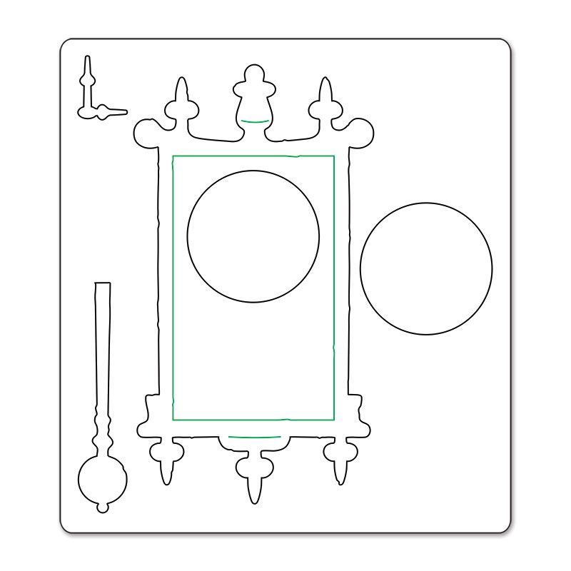 Sizzix Stanze BIGZ die Tim Holtz 'Wall Clock'