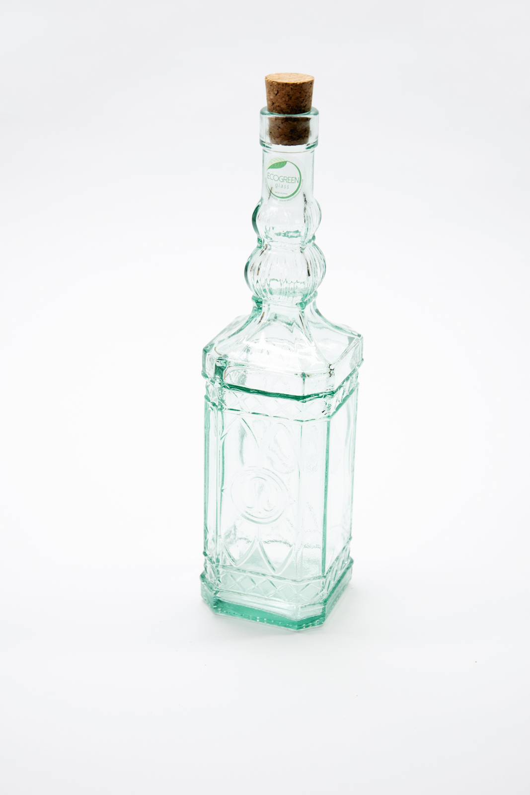 Ecogreen Flasche 500ml mit Kork Verschluss Decor