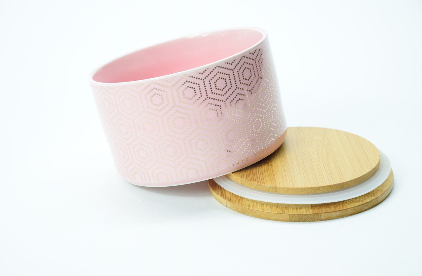 Vorratsdose rosa 16 cm Landhausstil