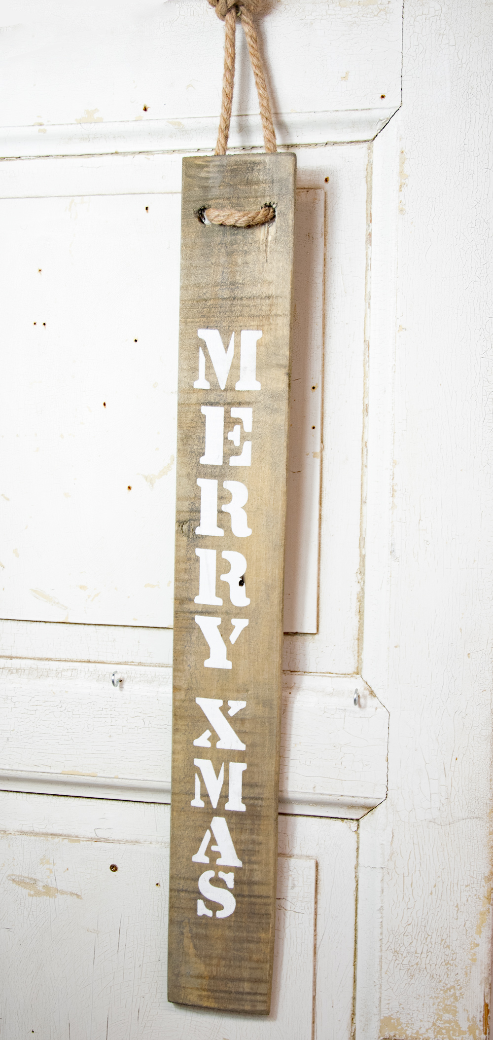 Türschild MERRY XMAS Holz Maritim  Landhausstil