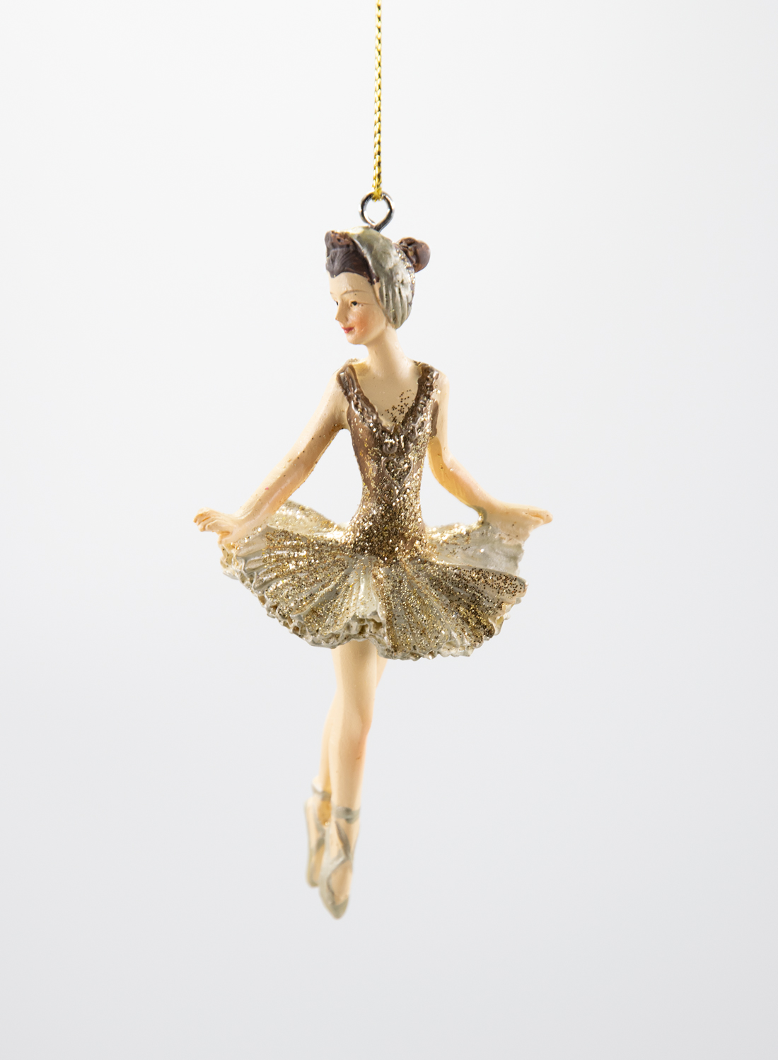 Ballerina gold Christbaumschmuck   