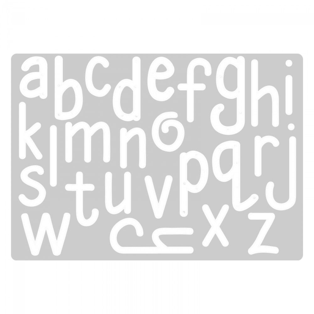 Sizzix Thinlits Homemade Alphabet by Eileen Hull