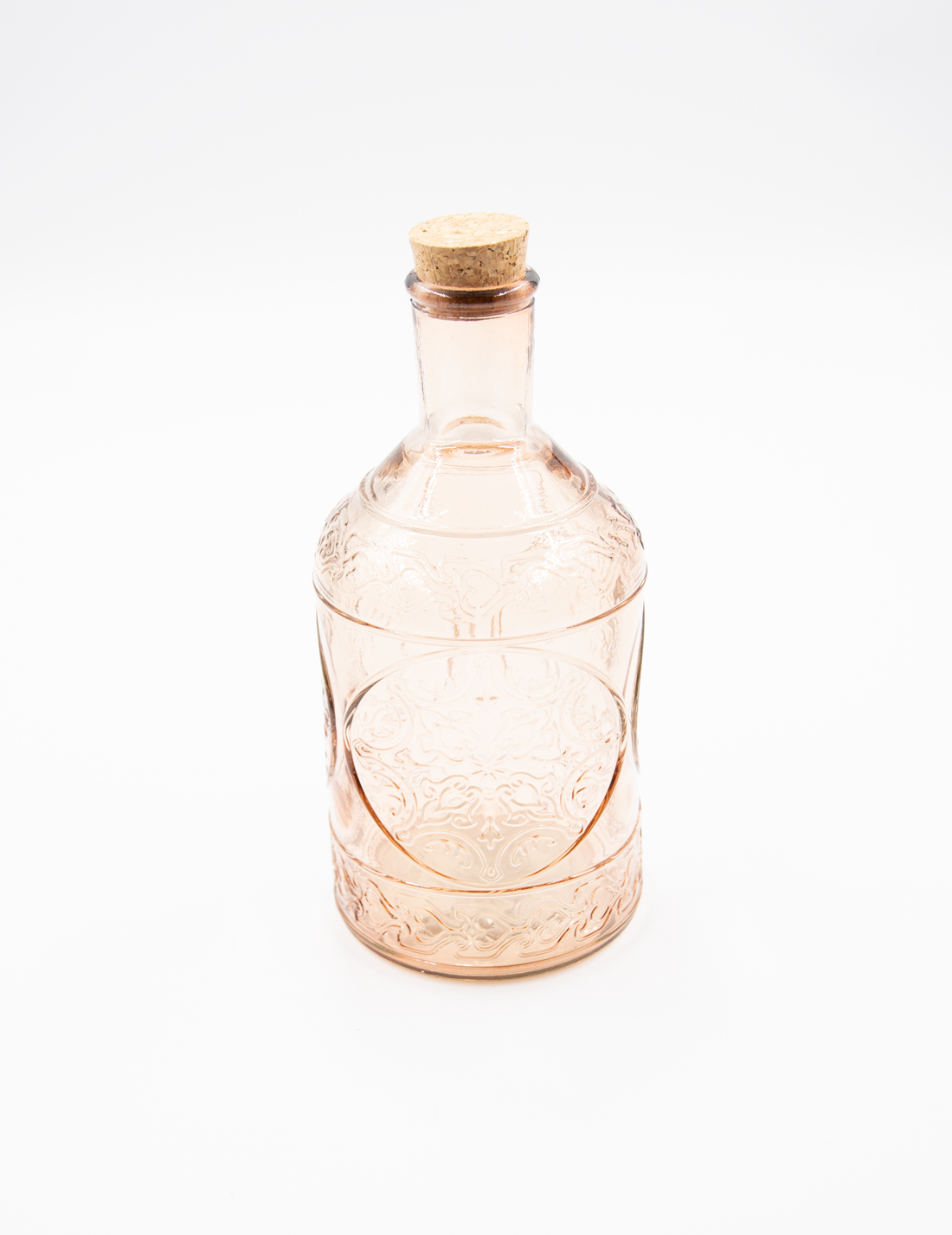 Glasflasche mit Korkverschluß & Essig / Öl Landhausstil