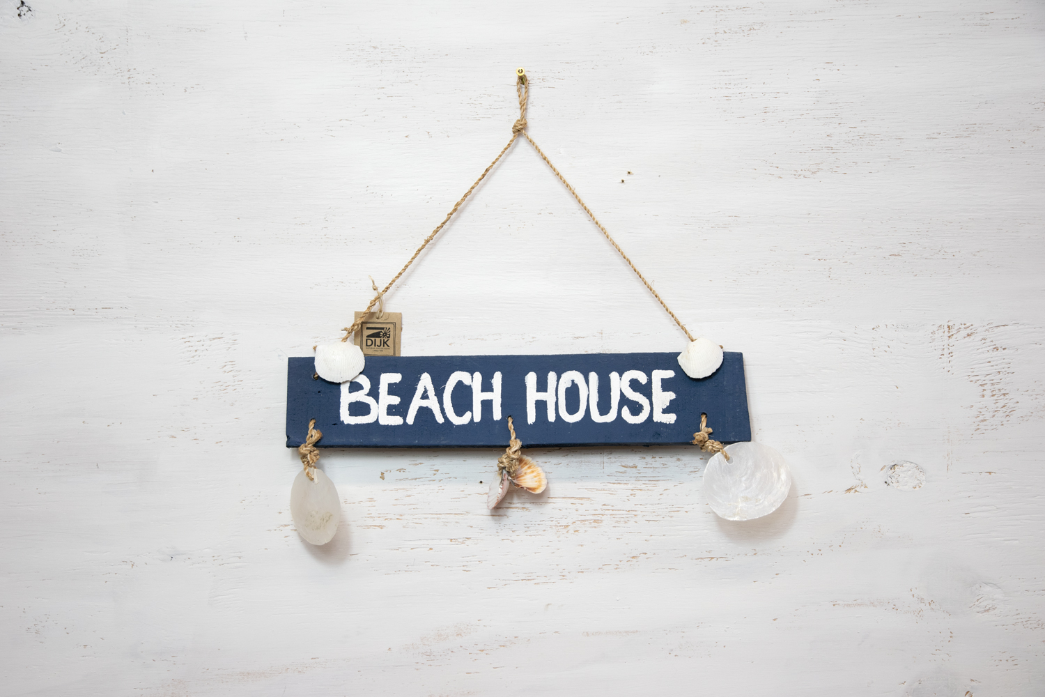 Türschild Beach House blau Holz Maritim  Landhausstil