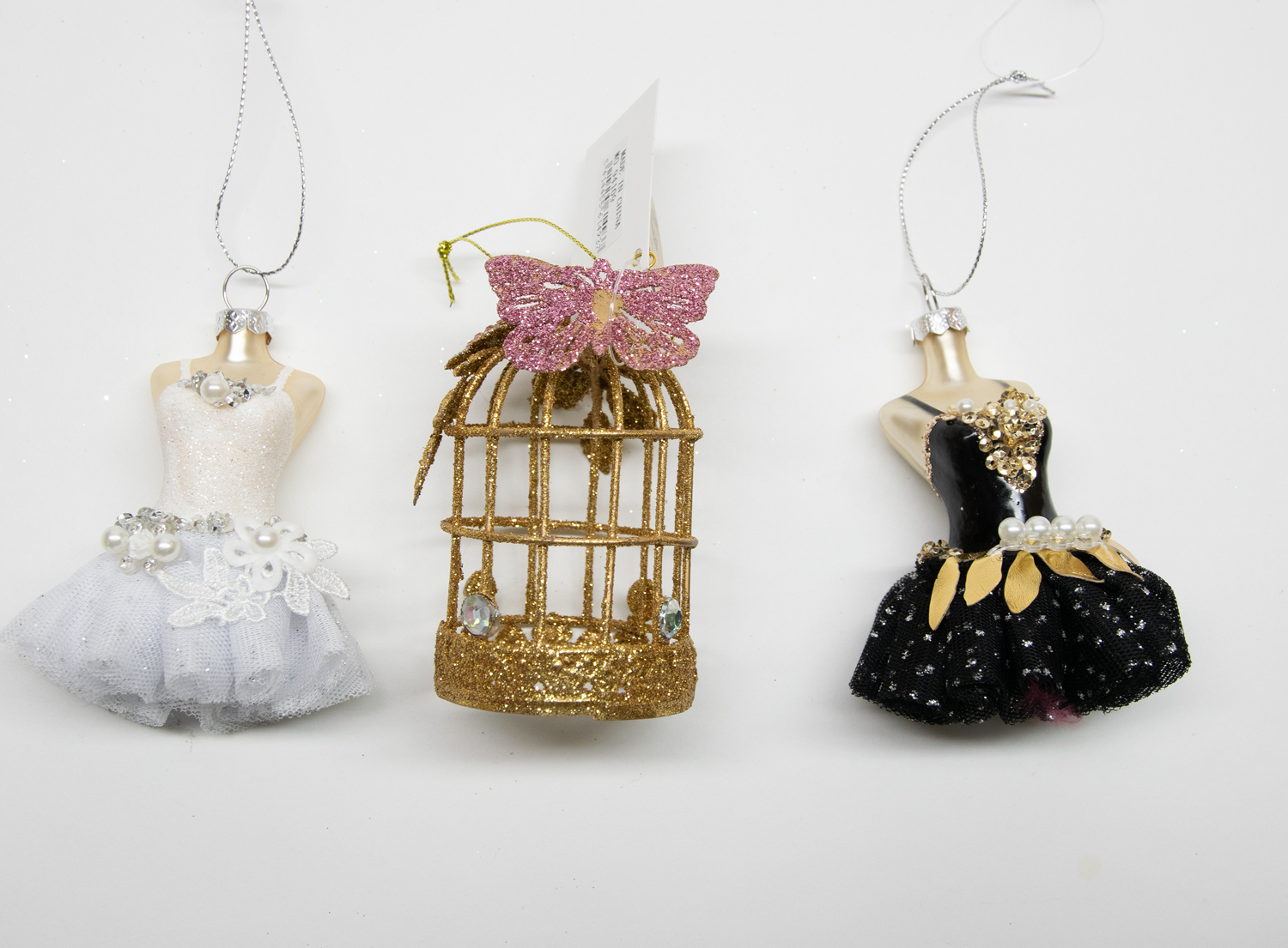 Ballerina 3er Set B-Ware Christbaumschmuck 