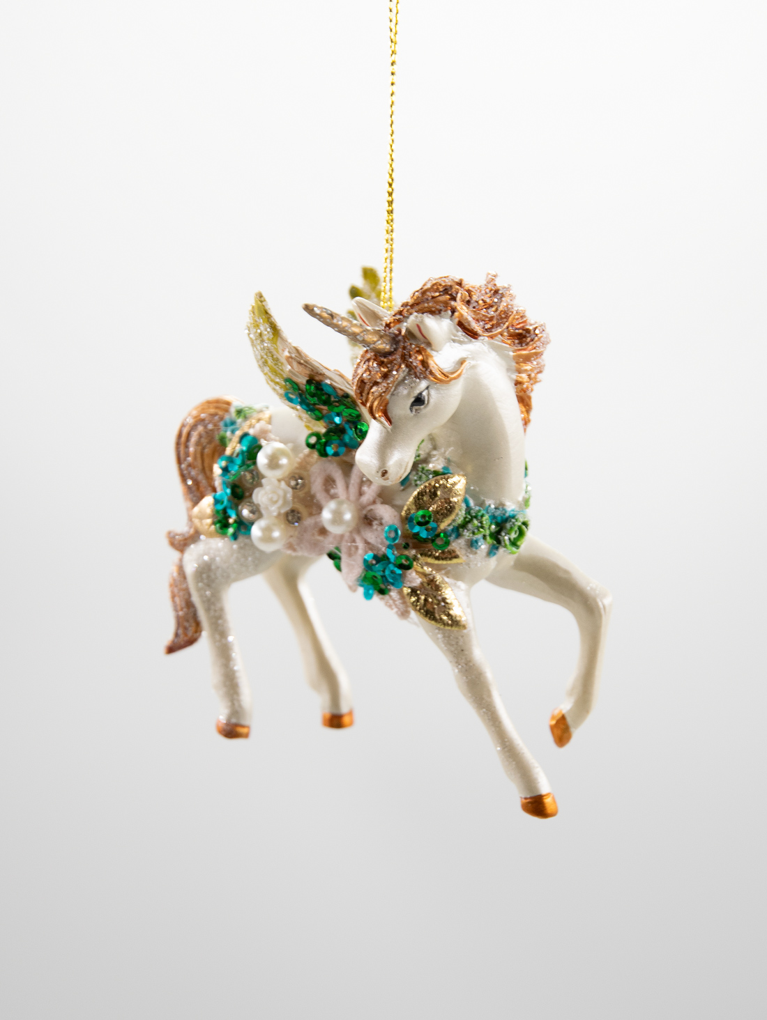 Weihnachtsschmuck Hänger Einhorn 