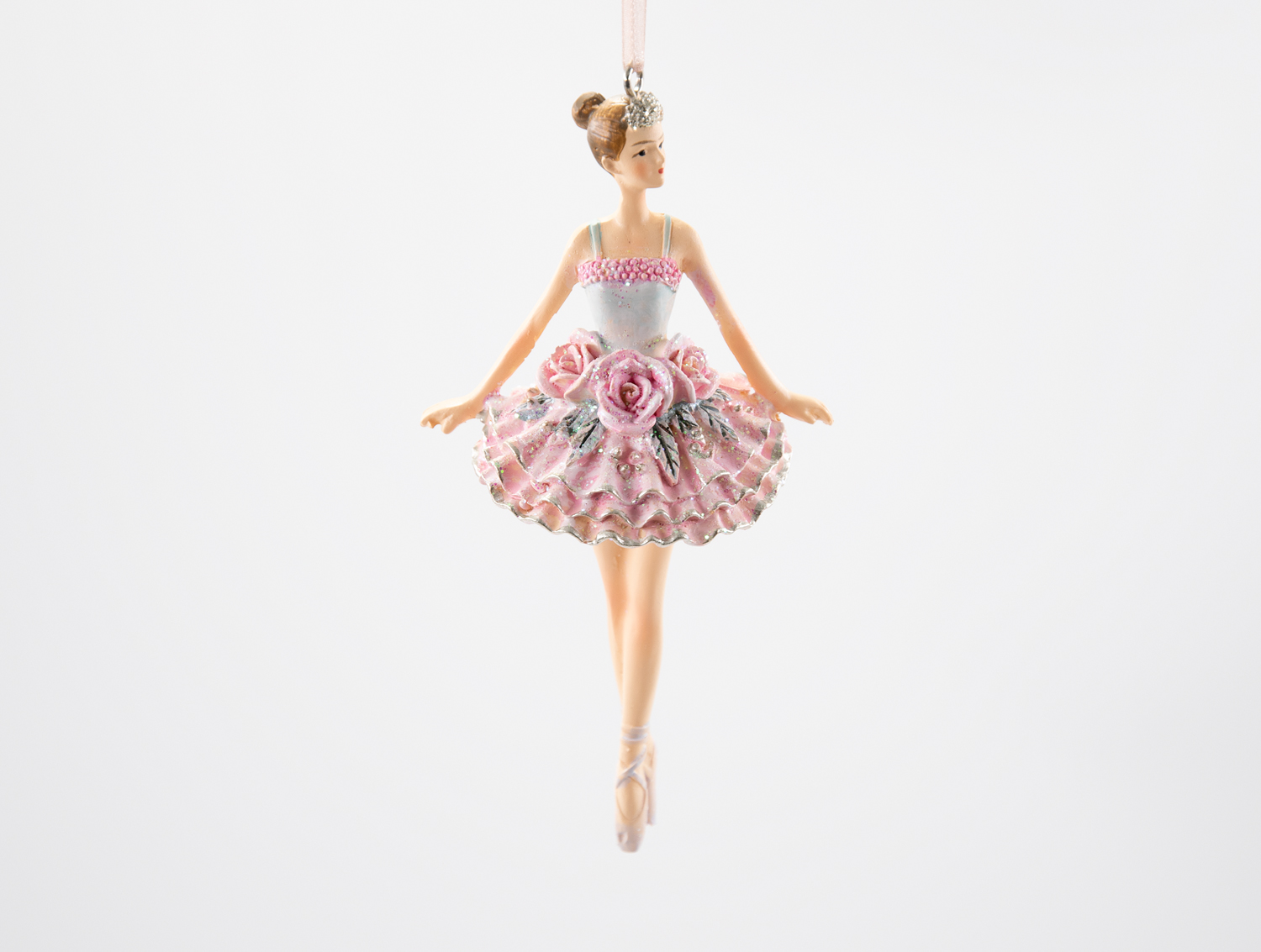 Gisela Graham Pastell Ballerina Weihnachtsschmuck 