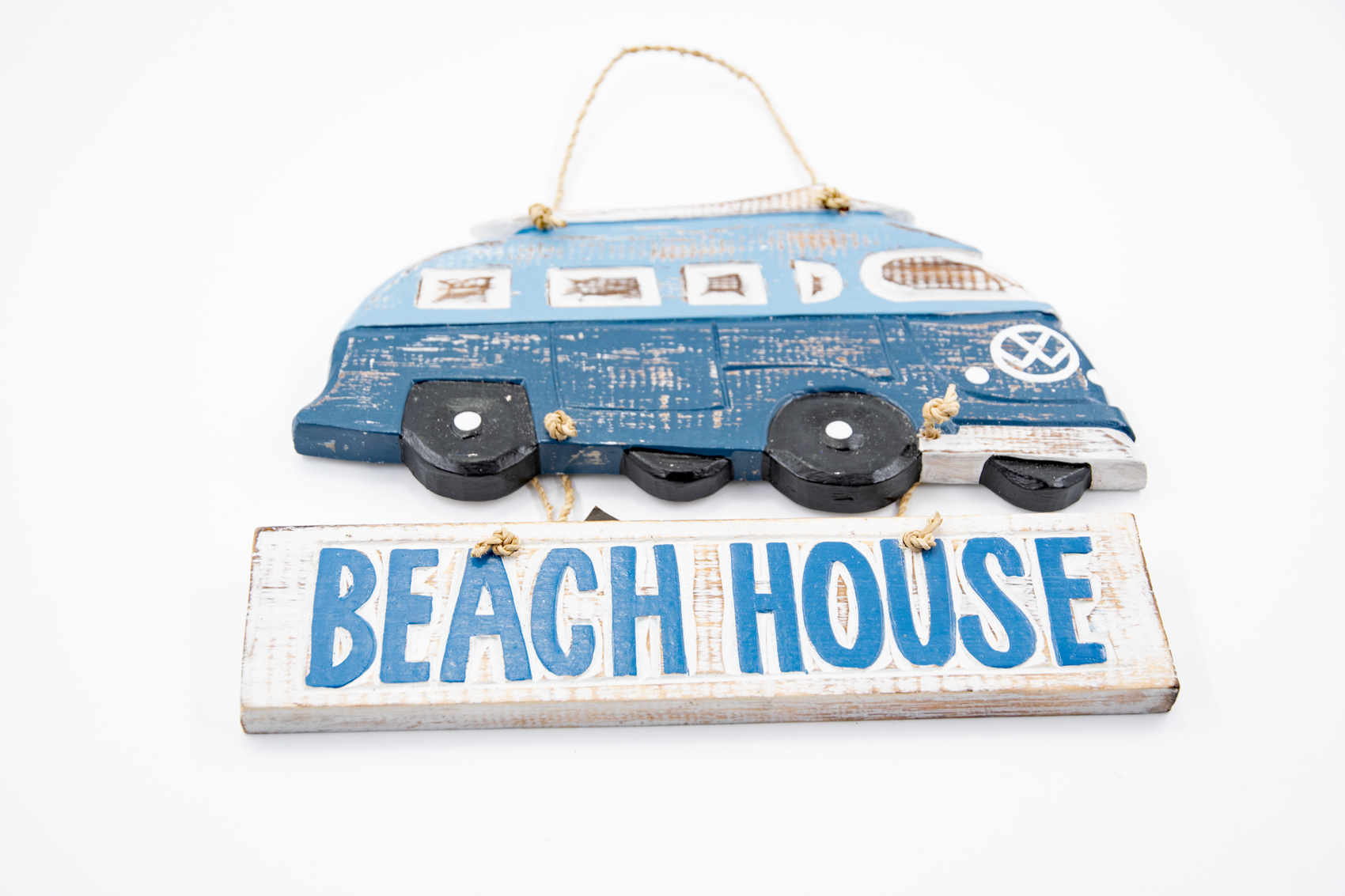 Türschild Bulli Beach / Fishing Maritim  Landhausstil