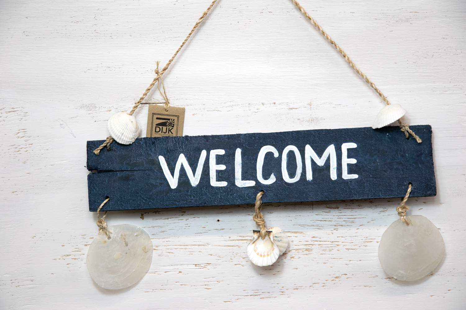 Türschild Welcome blau Holz Maritim  Landhausstil