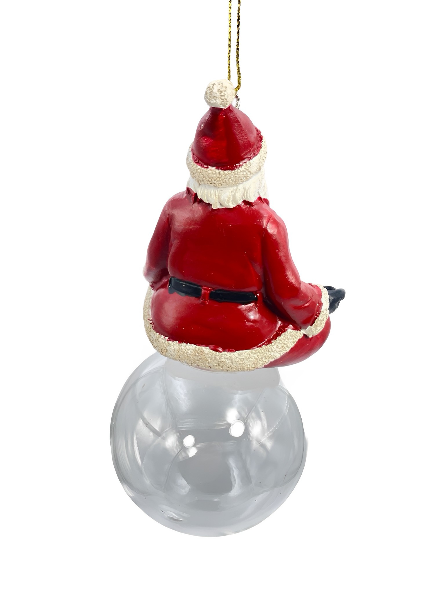 Goodwill Glaskugel Santa Christbaumschmuck 
