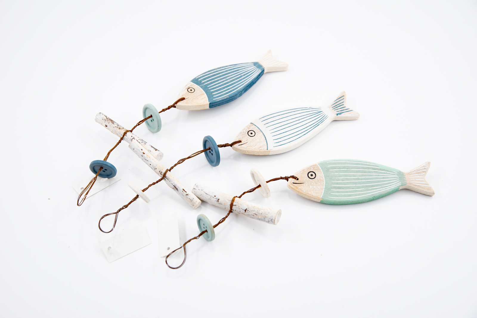 Deco Fisch 3er Set Girlande Maritim