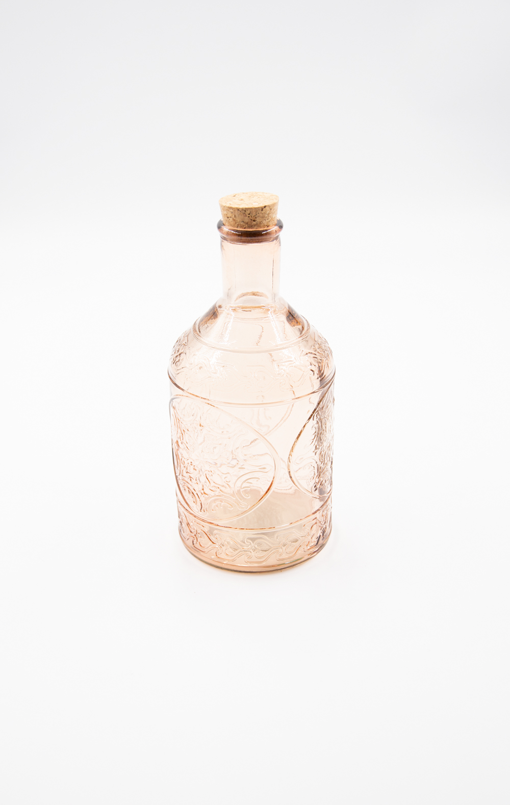 Glasflasche mit Korkverschluß & Essig / Öl Landhausstil