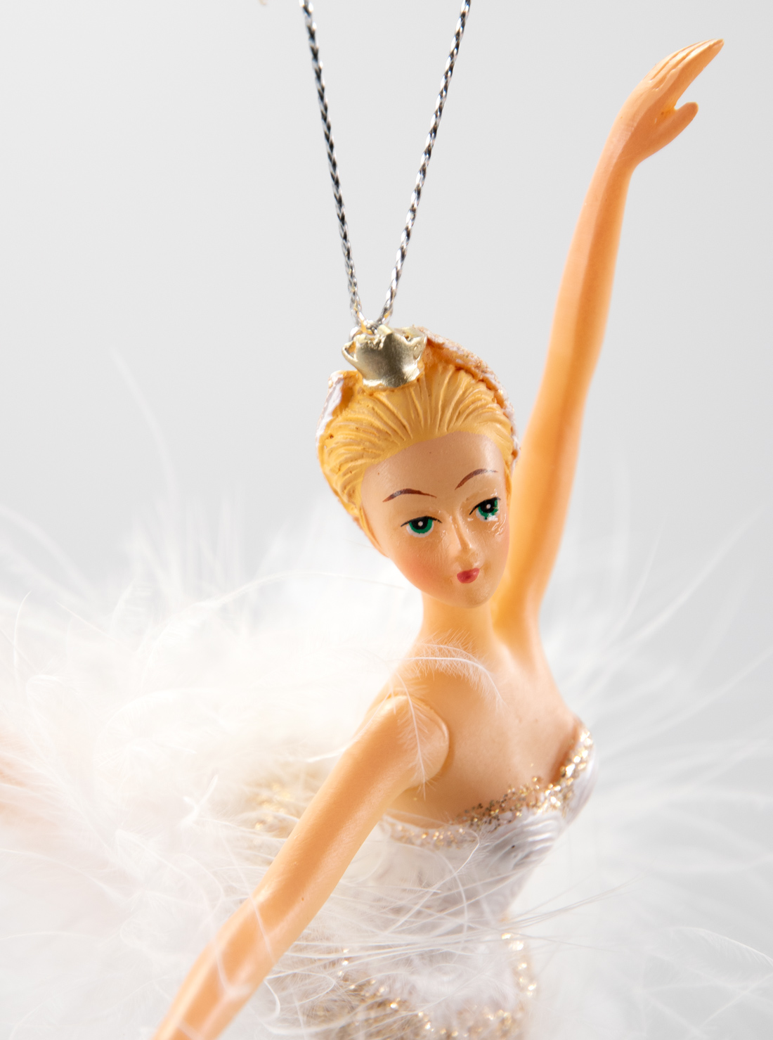 Good Will Feath. Ballerina Christbaumschmuck  