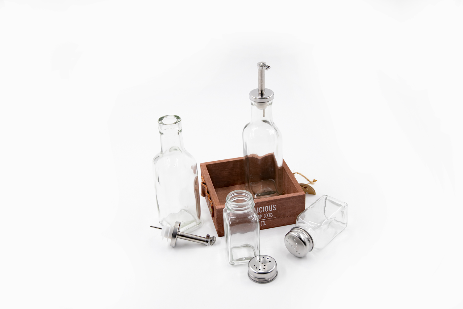 Menage Salz- & Pfefferstreuer Essig- & Ölflasche Landhausstil