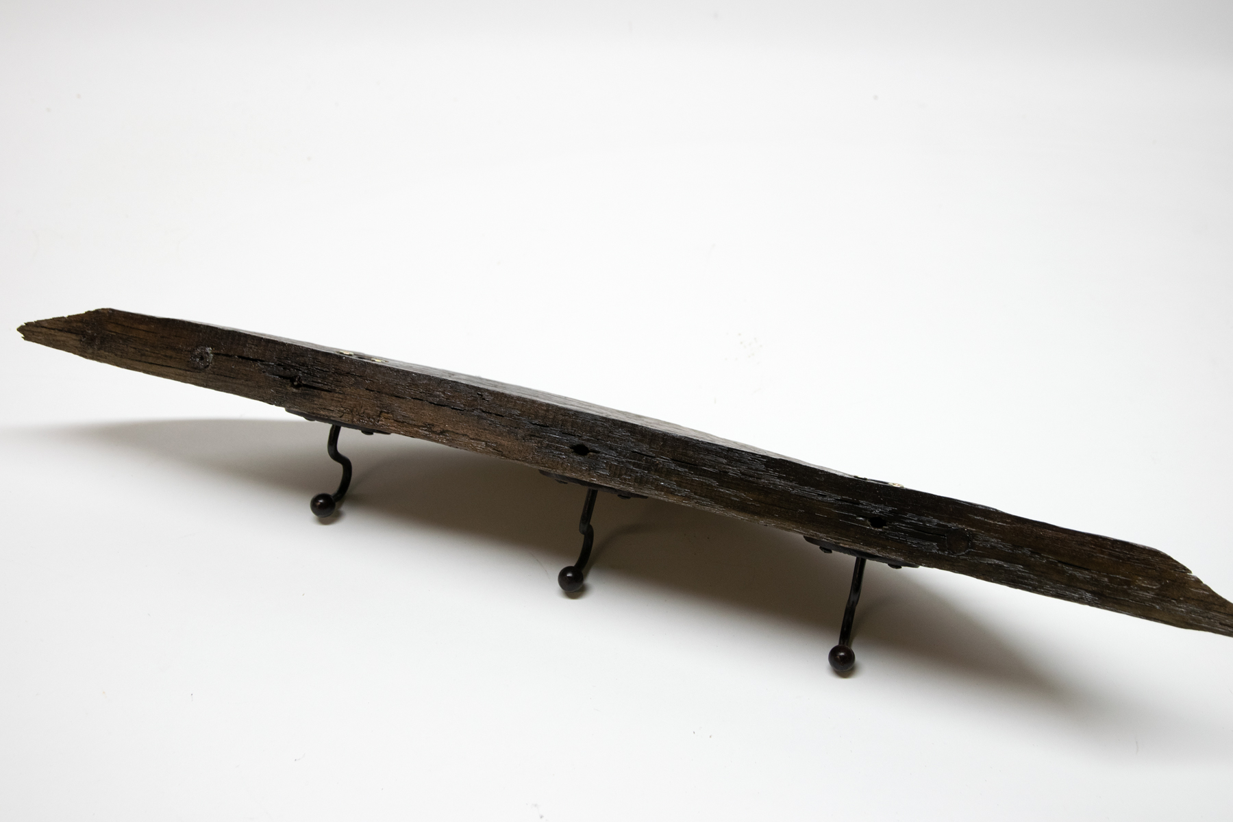 Garderobe Hakenleiste Rustikal Vintage Antik 3 Haken