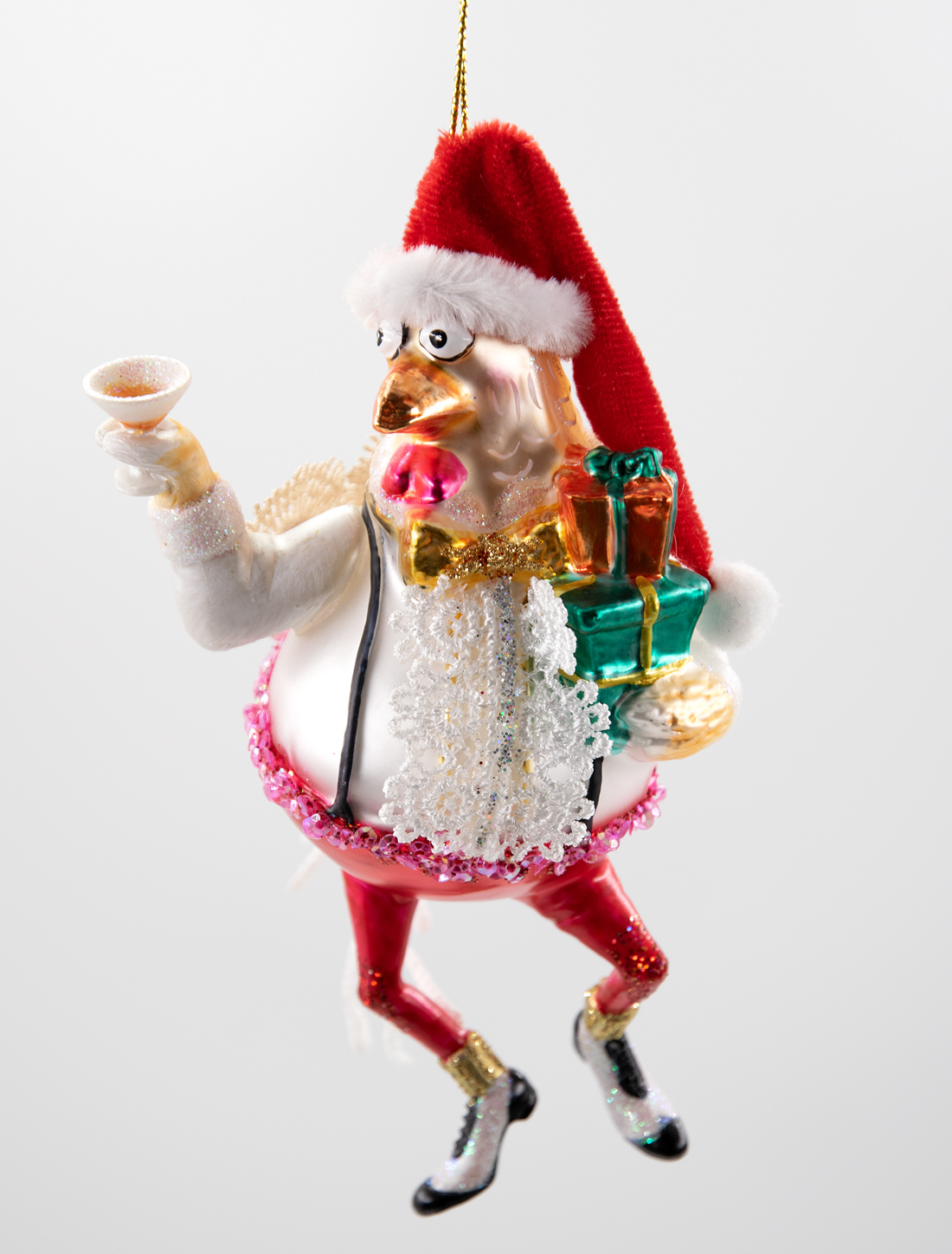 Weihnachtsschmuck Hänger Hahn