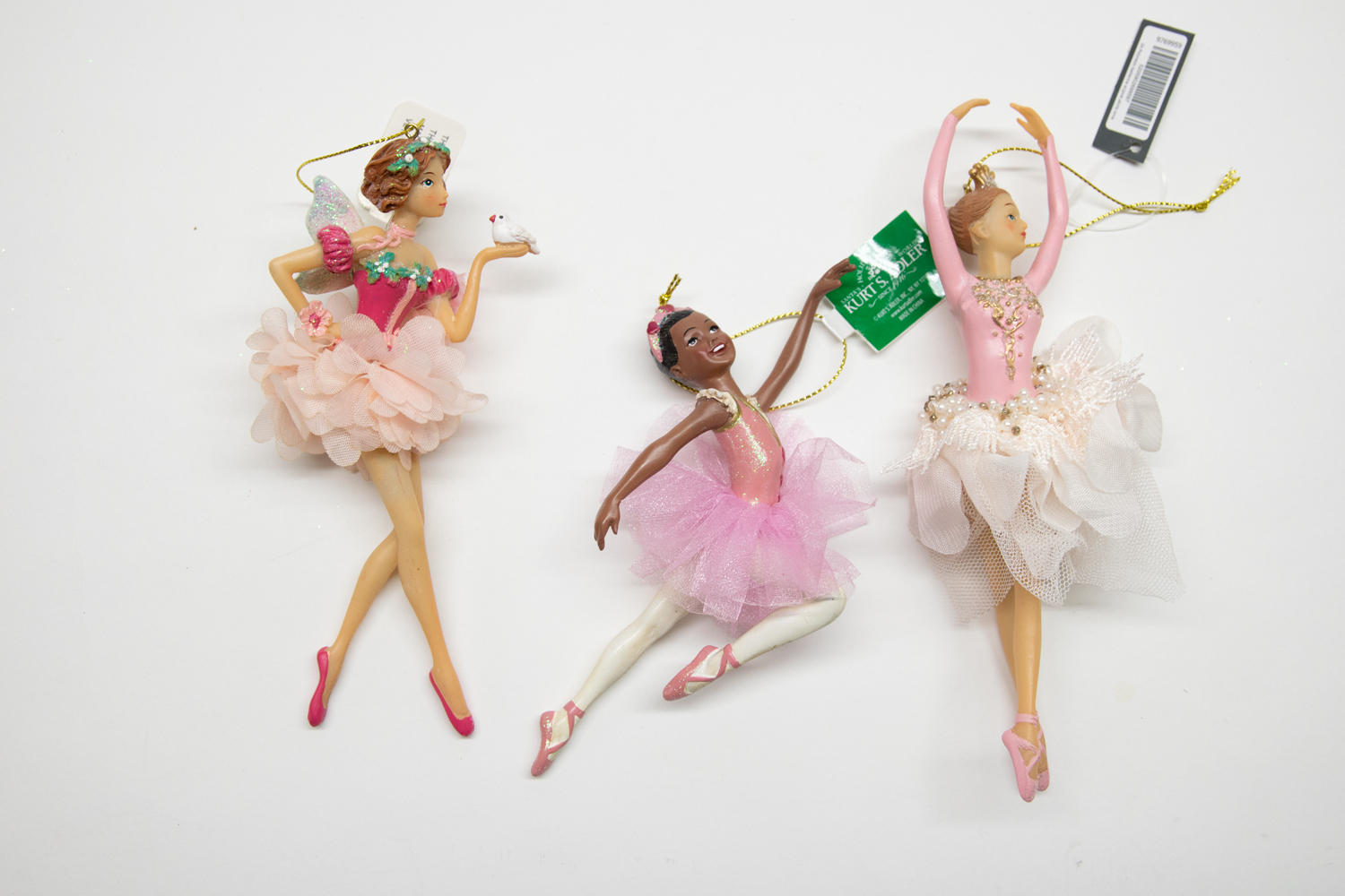 Ballerina 3er Set B-Ware Christbaumschmuck  