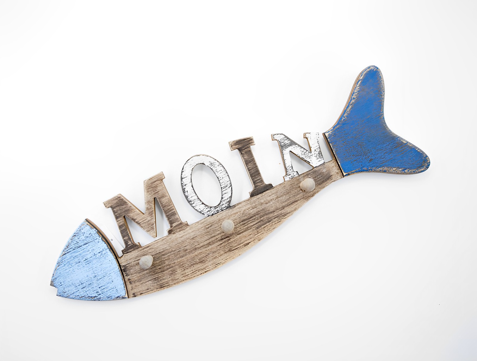 Garderobe Kleiderhaken Fisch Moin Maritim