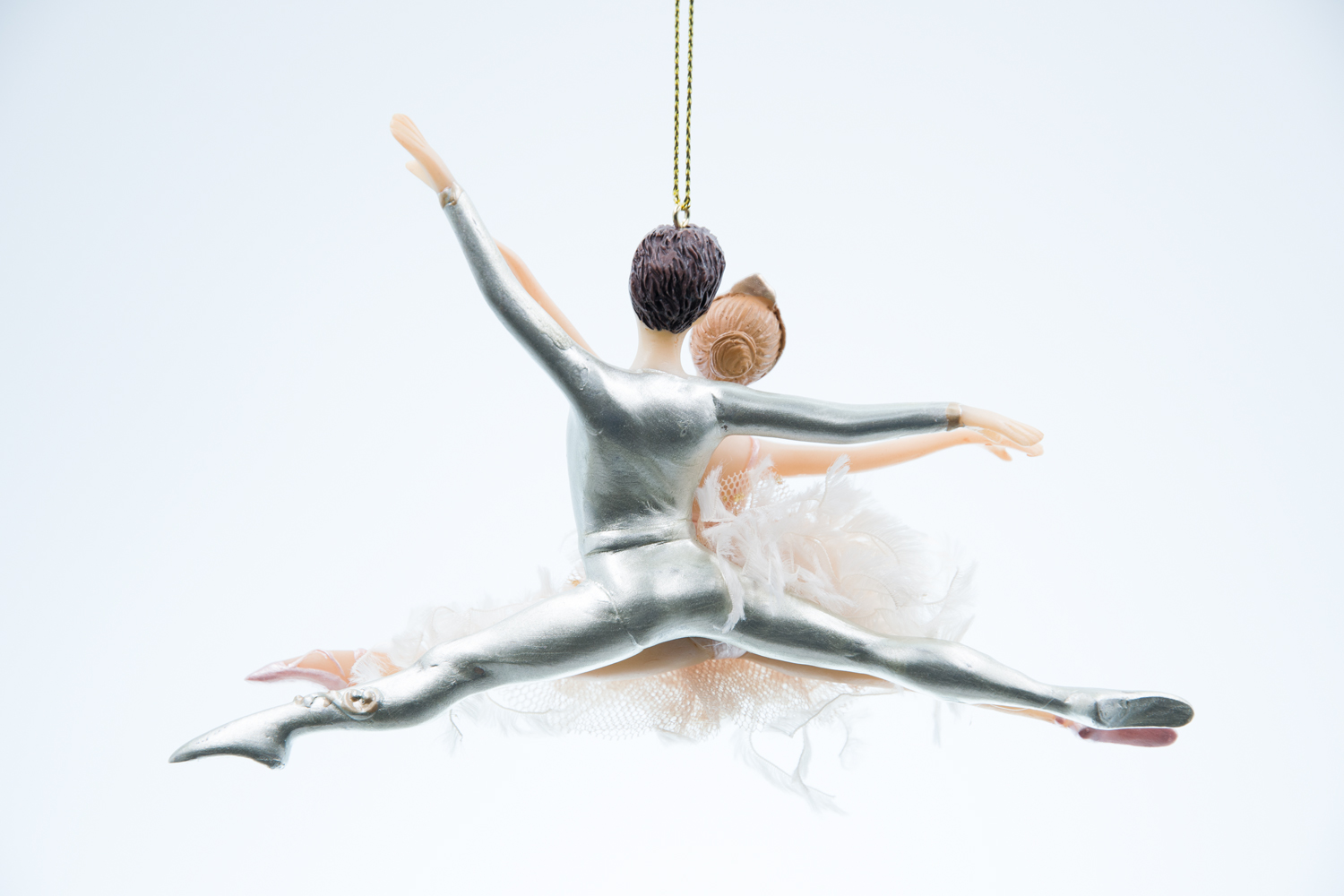 Goodwill Dance Fluffy Ballet Couple Tanzendes Paar Christbaumschmuck