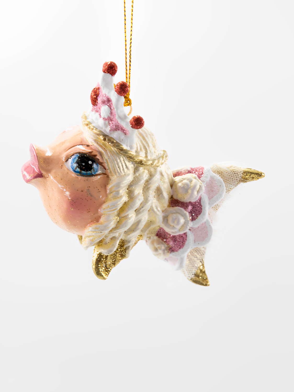 Good Will  Queen Fish Fisch Christbaumschmuck  