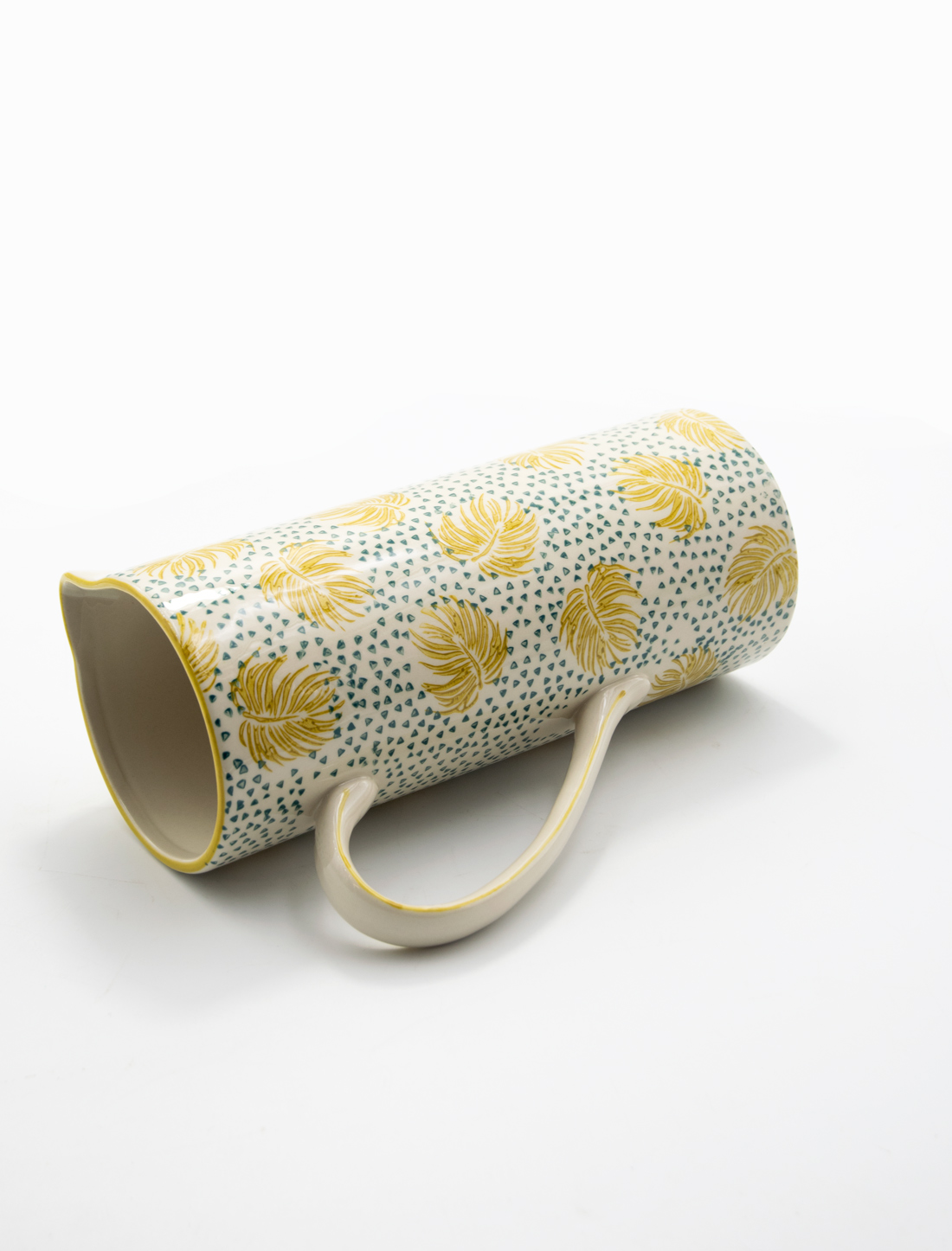 Krug Wasserkrug Wasserkanne Steingut Boho Chic Landhausstil 