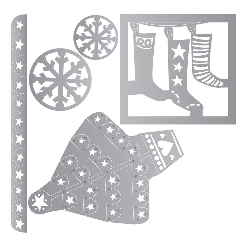 Sizzix Stanze Thinlits Christmas Trims